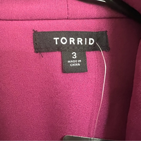 TORRID STUDIO CREPE JERSEY CLASSIC SHAWL COLLAR BLAZER NWT SIZE 3X - Picture 7 of 8